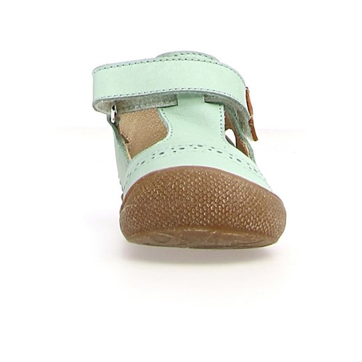 Naturino Skórzane półsandały w kolorze miętowym Naturino 22 promocyjna cena Limango Polska