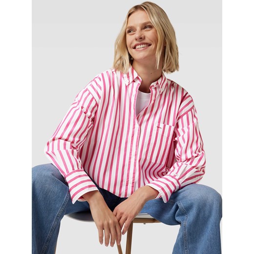 Bluzka koszulowa ze wzorem w paski Tommy Hilfiger 38 okazyjna cena Peek&Cloppenburg 