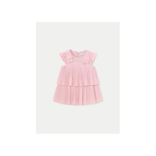 Mayoral Sukienka elegancka 1911 Różowy Regular Fit ze sklepu MODIVO w kategorii Sukienki niemowlęce - zdjęcie 171005370