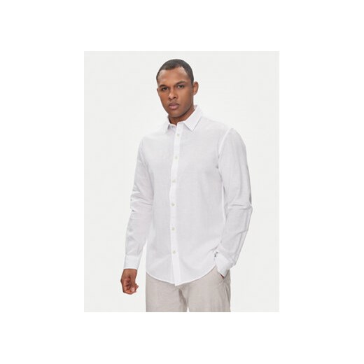 Jack&Jones Koszula Summer 12248384 Biały Comfort Fit ze sklepu MODIVO w kategorii Koszule męskie - zdjęcie 171005610
