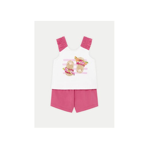 Mayoral Komplet top i spodenki 1230 Różowy Regular Fit ze sklepu MODIVO w kategorii Komplety niemowlęce - zdjęcie 171005714