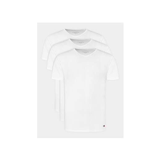 Tommy Hilfiger Komplet 3 t-shirtów UM0UM03137 Biały Regular Fit ze sklepu MODIVO w kategorii T-shirty męskie - zdjęcie 171005761