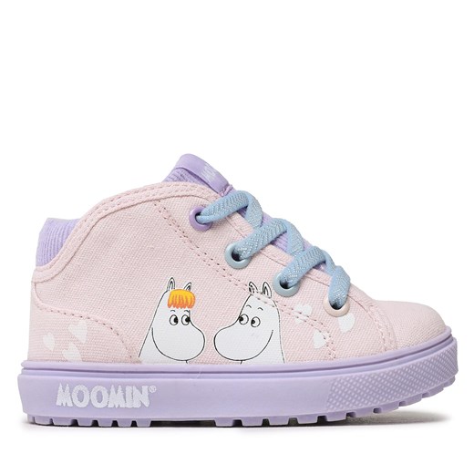 Sneakersy Moomin SS23_197MMN Pink ze sklepu eobuwie.pl w kategorii Buty zimowe dziecięce - zdjęcie 171006454