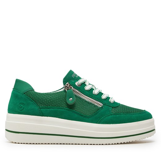 Sneakersy Remonte D1C04-52 Green ze sklepu eobuwie.pl w kategorii Półbuty damskie - zdjęcie 171006511
