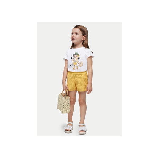 Mayoral Komplet t-shirt i spodenki 3266 Żółty Regular Fit ze sklepu MODIVO w kategorii Komplety dziewczęce - zdjęcie 171006964