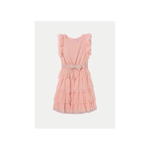 Mayoral Sukienka elegancka 6943 Różowy Regular Fit ze sklepu MODIVO w kategorii Sukienki dziewczęce - zdjęcie 171006971