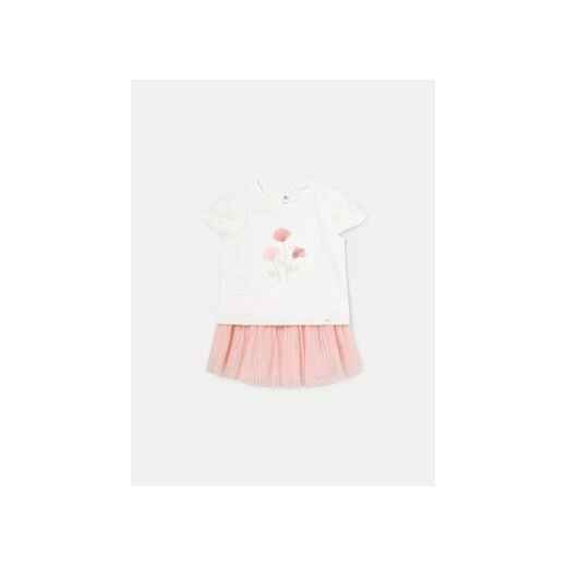 Mayoral Komplet t-shirt i spódniczka 1932 Różowy Regular Fit ze sklepu MODIVO w kategorii Komplety niemowlęce - zdjęcie 171006980
