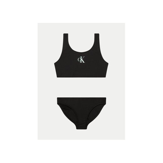 Calvin Klein Swimwear Strój kąpielowy KY0KY00067 Czarny ze sklepu MODIVO w kategorii Stroje kąpielowe - zdjęcie 171007021