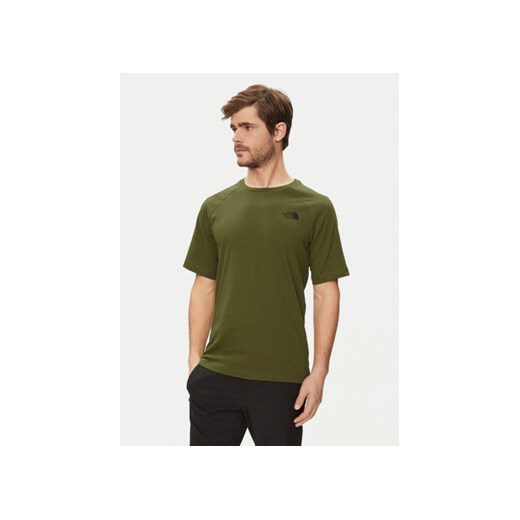 The North Face T-Shirt NF0A87NU Zielony Regular Fit ze sklepu MODIVO w kategorii T-shirty męskie - zdjęcie 171008790
