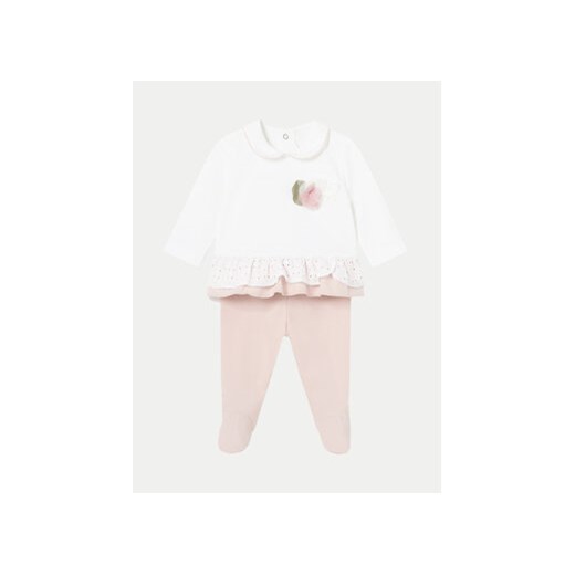 Mayoral Komplet bluzka i półśpiochy 1530 Różowy Regular Fit ze sklepu MODIVO w kategorii Komplety niemowlęce - zdjęcie 171008834