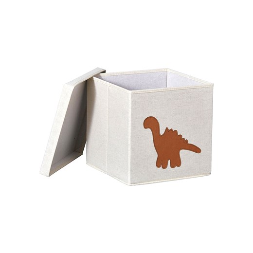 STORE IT Pudełko &quot;Dino&quot; w kolorze beżowym - 30 x 30 x 30 cm ze sklepu Limango Polska w kategorii Kosze i pudełka na zabawki - zdjęcie 171009262