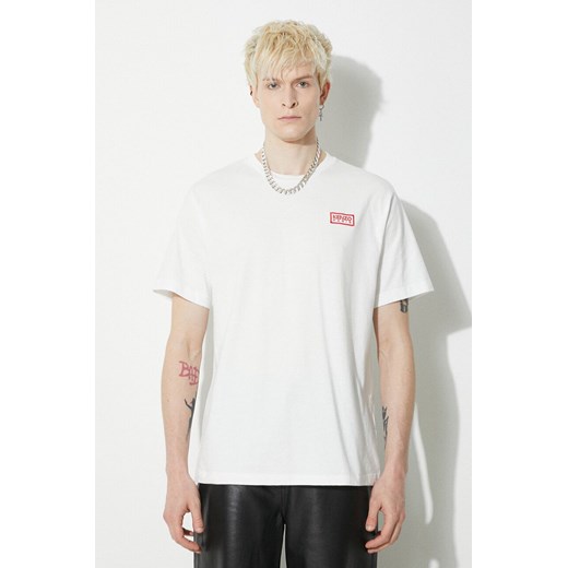 Kenzo t-shirt bawełniany Bicolor KP Classic męski kolor biały z nadrukiem FE55TS1844SG.02 ze sklepu PRM w kategorii T-shirty męskie - zdjęcie 171012020