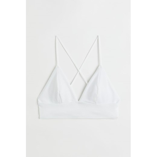 H & M - Góra od kostiumu - Biały ze sklepu H&M w kategorii Stroje kąpielowe - zdjęcie 171013743