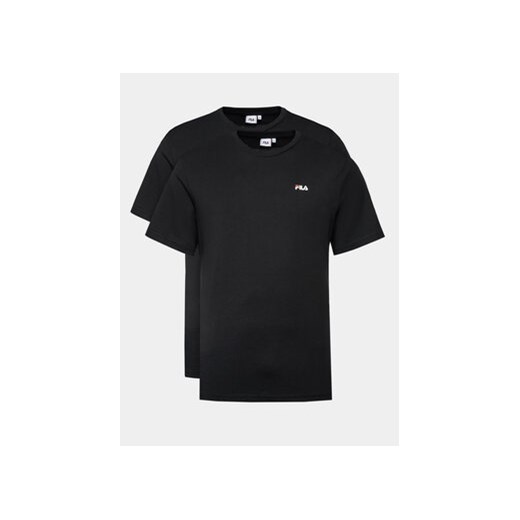 Fila Komplet 2 t-shirtów FAM0083 Czarny Regular Fit ze sklepu MODIVO w kategorii T-shirty męskie - zdjęcie 171014393