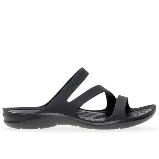 Klapki Crocs Swiftwater Sandal 203998-060 - czarne ze sklepu streetstyle24.pl w kategorii Klapki damskie - zdjęcie 171016233