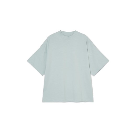 Cropp - Bawełniana koszulka oversize - inny ze sklepu Cropp w kategorii Bluzki damskie - zdjęcie 171018624