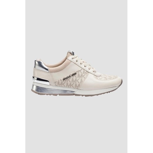 MICHAEL KORS Białe sneakersy Allie Wrap Trainer, Rozmiar 38,5 ze sklepu outfit.pl w kategorii Buty sportowe damskie - zdjęcie 171019441