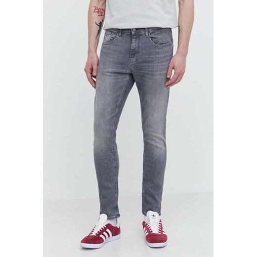 Tommy Jeans jeansy męskie kolor szary DM0DM18731 ze sklepu ANSWEAR.com w kategorii Jeansy męskie - zdjęcie 171019992