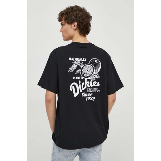Dickies t-shirt bawełniany RAVEN TEE SS męski kolor czarny z nadrukiem DK0A4YYM ze sklepu ANSWEAR.com w kategorii T-shirty męskie - zdjęcie 171020151