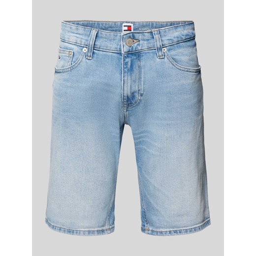 Szorty jeansowe o kroju regular fit z 5 kieszeniami model ‘SCANTON’ ze sklepu Peek&Cloppenburg  w kategorii Spodenki męskie - zdjęcie 171020733
