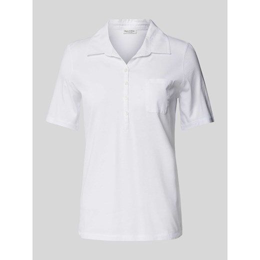 Koszulka polo z kieszenią na piersi ze sklepu Peek&Cloppenburg  w kategorii Bluzki damskie - zdjęcie 171020801