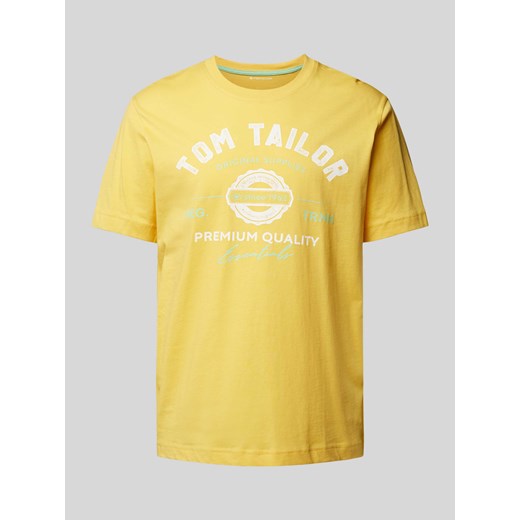 T-shirt z nadrukiem z logo ze sklepu Peek&Cloppenburg  w kategorii T-shirty męskie - zdjęcie 171020844