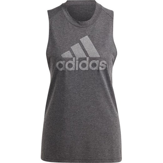 Bluzka damska Adidas z okrągłym dekoltem w sportowym stylu bez rękawów 
