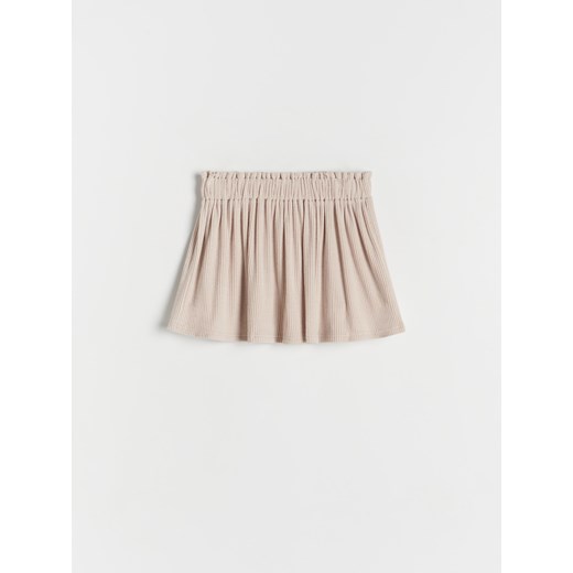 Reserved - Dzianinowa spódnica - kremowy ze sklepu Reserved w kategorii Spódnice dziewczęce - zdjęcie 171023222