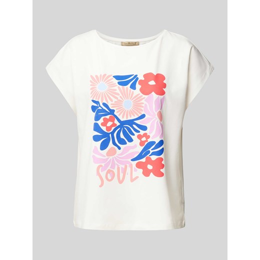 T-shirt z kwiatowym nadrukiem Smith And Soul XS Peek&Cloppenburg 