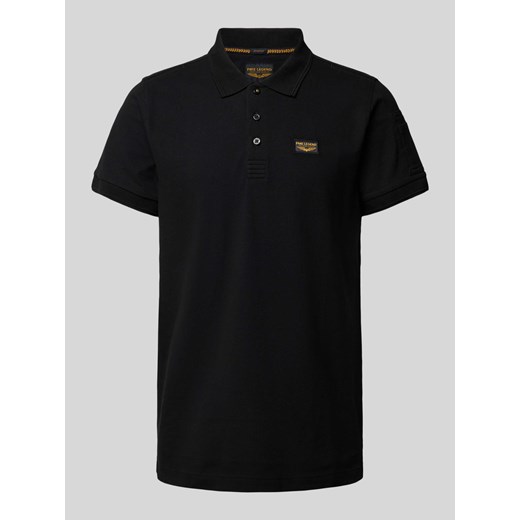 Koszulka polo o kroju regular fit z naszywką z logo model ‘TRACKWAY’ ze sklepu Peek&Cloppenburg  w kategorii T-shirty męskie - zdjęcie 171024623