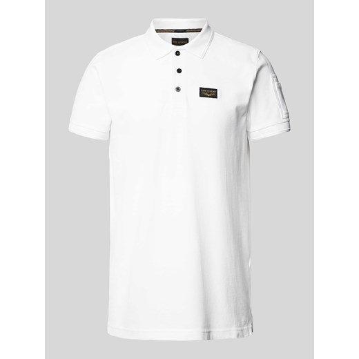 Koszulka polo o kroju regular fit z naszywką z logo model ‘TRACKWAY’ ze sklepu Peek&Cloppenburg  w kategorii T-shirty męskie - zdjęcie 171024731