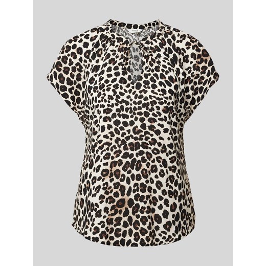 Bluzka z wycięciem w kształcie łezki model ‘Joella’ ze sklepu Peek&Cloppenburg  w kategorii Bluzki damskie - zdjęcie 171024740