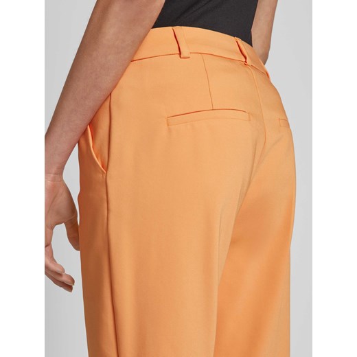 Spodnie materiałowe o kroju slim fit w jednolitym kolorze 46 Peek&Cloppenburg 