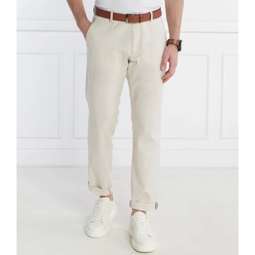 Joop! Jeans Spodnie chino 83Matthew2 | Modern fit | z dodatkiem lnu ze sklepu Gomez Fashion Store w kategorii Spodnie męskie - zdjęcie 171025473