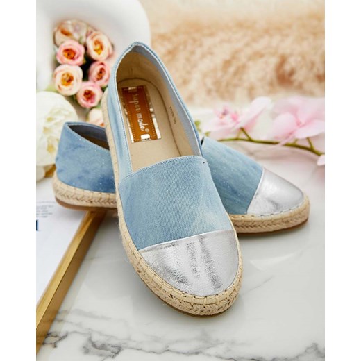 Royalfashion Damskie espadryle a'la jeansowe Anerta Royalfashion.pl 37 promocyjna cena royalfashion.pl