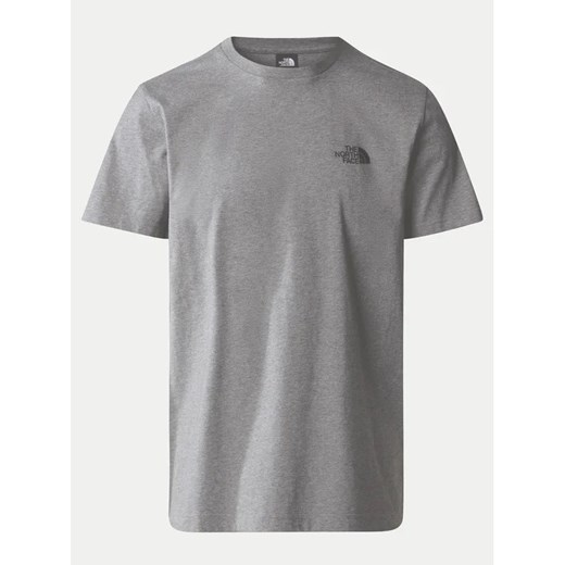 The North Face T-Shirt Simple Dome NF0A87NG Szary Regular Fit The North Face S MODIVO