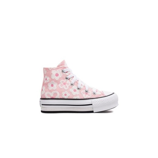 Converse Trampki Chuck Taylor All Star Lift Platform Floral Embroidery A06325C Różowy ze sklepu MODIVO w kategorii Trampki dziecięce - zdjęcie 171026962