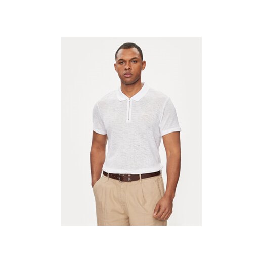 Guess Polo M4GP24 R7400 Biały Regular Fit ze sklepu MODIVO w kategorii T-shirty męskie - zdjęcie 171027051