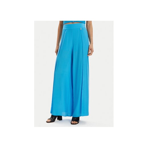 Patrizia Pepe Spodnie materiałowe 2P1595/A057-CA04 Niebieski Relaxed Fit ze sklepu MODIVO w kategorii Spodnie damskie - zdjęcie 171027400