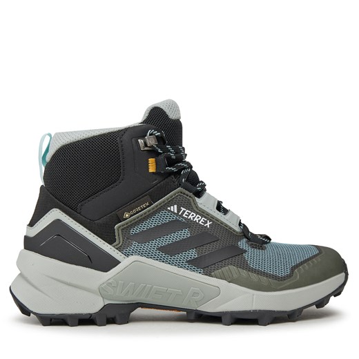 Trekkingi adidas Terrex Swift R3 Mid GORE-TEX Hiking Shoes IF2401 Czarny ze sklepu eobuwie.pl w kategorii Buty trekkingowe damskie - zdjęcie 171031480