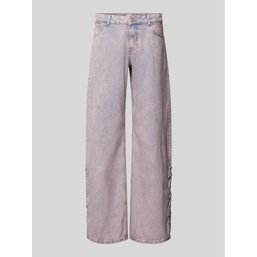 Jeansy rozkloszowane z wiązaniami — REVIEW X GNO ze sklepu Peek&Cloppenburg  w kategorii Jeansy damskie - zdjęcie 171032420