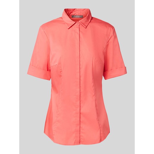 Bluzka koszulowa z plisą ze sklepu Peek&Cloppenburg  w kategorii Koszule damskie - zdjęcie 171032503