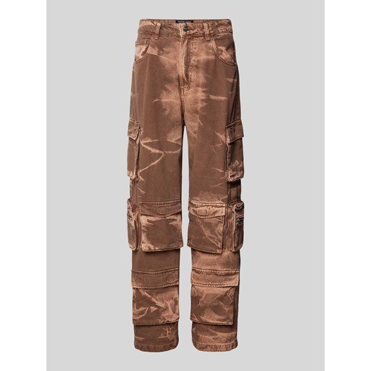Spodnie cargo o luźnym kroju ze wzorem moro — REVIEW X MATW ze sklepu Peek&Cloppenburg  w kategorii Spodnie damskie - zdjęcie 171032661