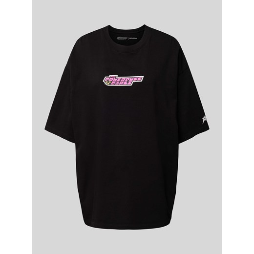 Powerpuff Girls x REVIEW — T-shirt z detalami z logo ze sklepu Peek&Cloppenburg  w kategorii Bluzki damskie - zdjęcie 171032773