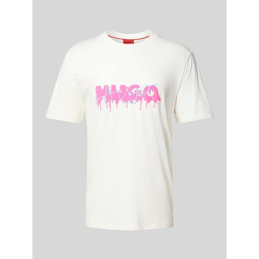 T-shirt z nadrukiem z logo model ‘Dacation’ ze sklepu Peek&Cloppenburg  w kategorii T-shirty męskie - zdjęcie 171032784