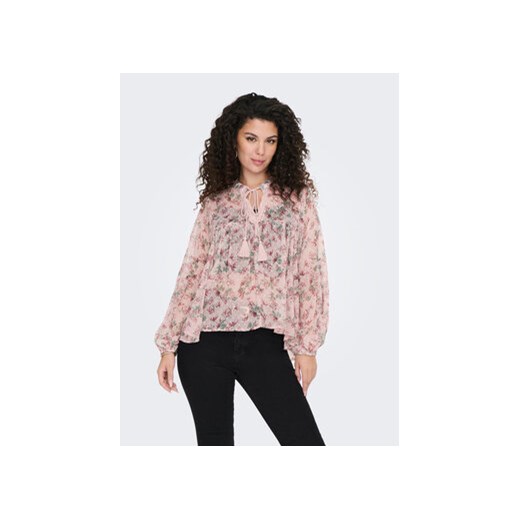 ONLY Bluzka Aida 15283695 Różowy Loose Fit ze sklepu MODIVO w kategorii Bluzki damskie - zdjęcie 171035913