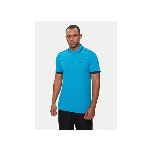 Boss Polo Paddy 1 50512995 Niebieski Regular Fit ze sklepu MODIVO w kategorii T-shirty męskie - zdjęcie 171037571