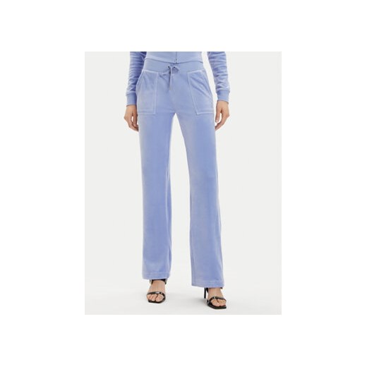 Juicy Couture Spodnie dresowe Del Ray JCAP180 Niebieski Regular Fit ze sklepu MODIVO w kategorii Spodnie damskie - zdjęcie 171038724