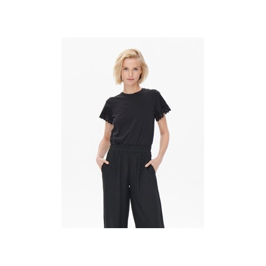 ONLY Spodnie materiałowe Tokyo 15259590 Czarny Straight Fit ze sklepu MODIVO w kategorii Spodnie damskie - zdjęcie 171038933