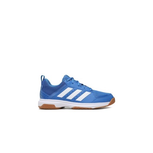 adidas Buty Ligra 7 Indoor Shoes HP3360 Niebieski ze sklepu MODIVO w kategorii Buty sportowe męskie - zdjęcie 171039344